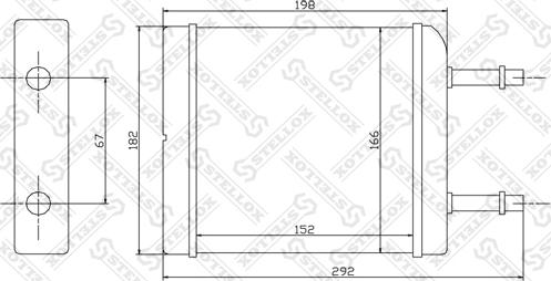 Stellox 10-35050-SX - Теплообмінник, опалення салону autozip.com.ua