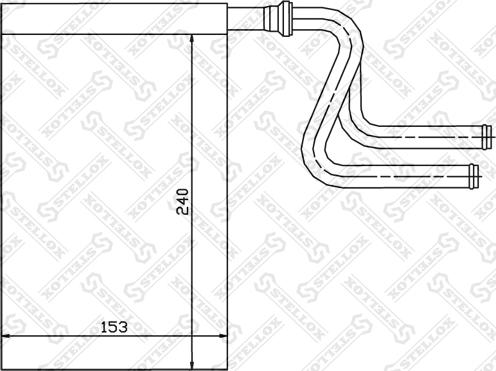 Stellox 10-35024-SX - Теплообмінник, опалення салону autozip.com.ua