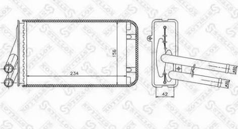 Stellox 10-35153-SX - Теплообмінник, опалення салону autozip.com.ua