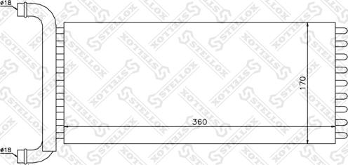 Stellox 10-35201-SX - Теплообмінник, опалення салону autozip.com.ua