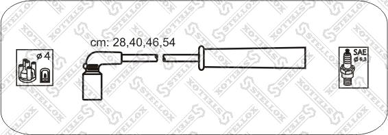 Stellox 10-30044-SX - Комплект проводів запалювання autozip.com.ua