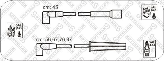 Stellox 10-30042-SX - Комплект проводів запалювання autozip.com.ua