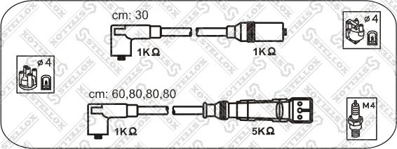 Stellox 10-31309-SX - Комплект проводів запалювання autozip.com.ua