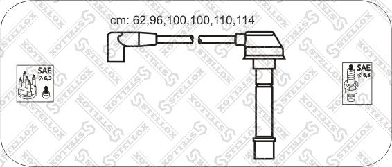 Stellox 10-38405-SX - Комплект проводів запалювання autozip.com.ua