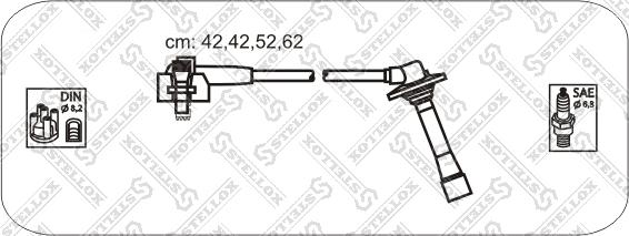 Stellox 10-38488-SX - Комплект проводів запалювання autozip.com.ua