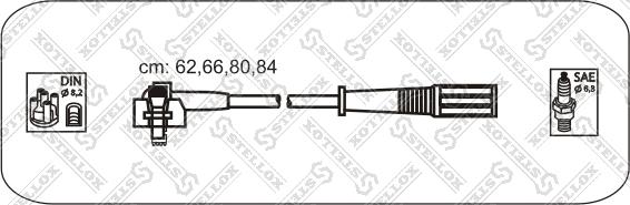 Stellox 10-38115-SX - Комплект проводів запалювання autozip.com.ua