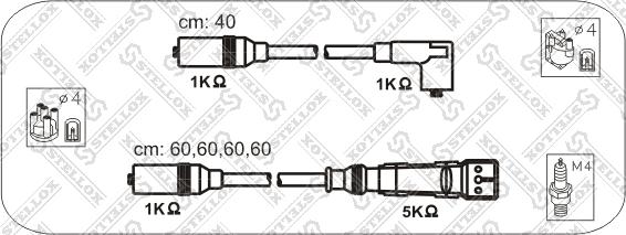 Stellox 10-38330-SX - Комплект проводів запалювання autozip.com.ua