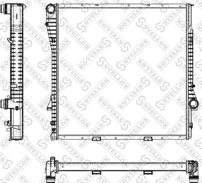 Stellox 10-25166-SX - Радіатор, охолодження двигуна autozip.com.ua