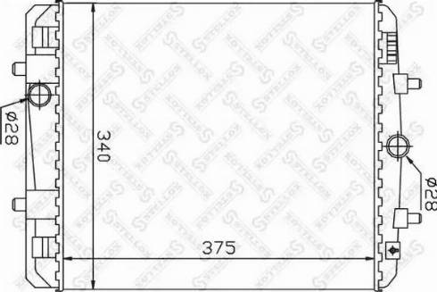 Stellox 10-26359-SX - Радіатор, охолодження двигуна autozip.com.ua