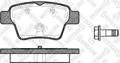 EMGRAND (GEELY) 1064001725 - Гальмівні колодки, дискові гальма autozip.com.ua