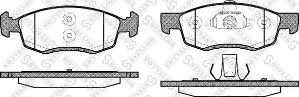 Stellox 183 032-SX - Гальмівні колодки, дискові гальма autozip.com.ua