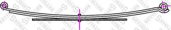 Stellox 12-00011-SX - Багатолистові ресора autozip.com.ua