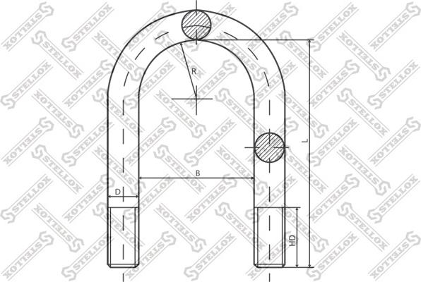 Stellox 84-64234-SX - Драбина ресори autozip.com.ua