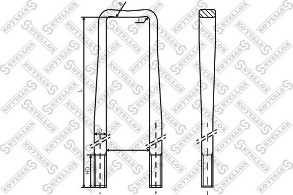 Stellox 84-64175-SX - Драбина ресори autozip.com.ua