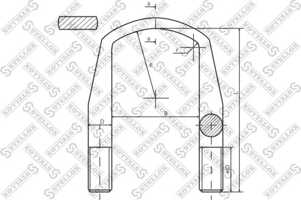 Stellox 84-64212-SX - Драбина ресори autozip.com.ua