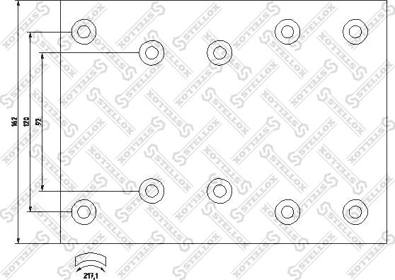 Stellox 85-01040-SX - Комплект гальмівних черевиків, барабанні гальма autozip.com.ua