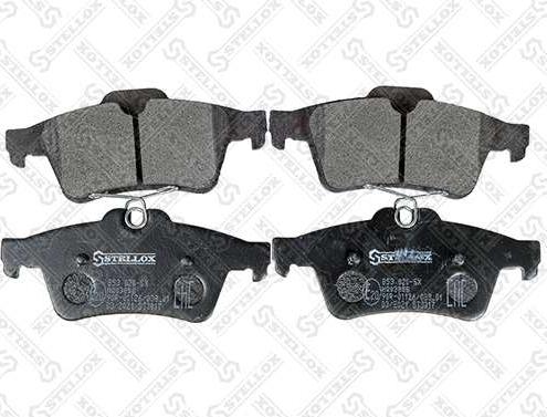 Stellox 853 020-SX - Гальмівні колодки, дискові гальма autozip.com.ua