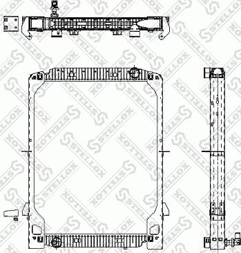 Stellox 81-03319-SX - Радіатор, охолодження двигуна autozip.com.ua