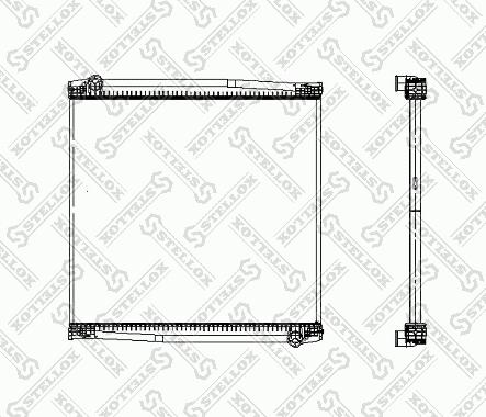 Stellox 81-03314-SX - Радіатор, охолодження двигуна autozip.com.ua