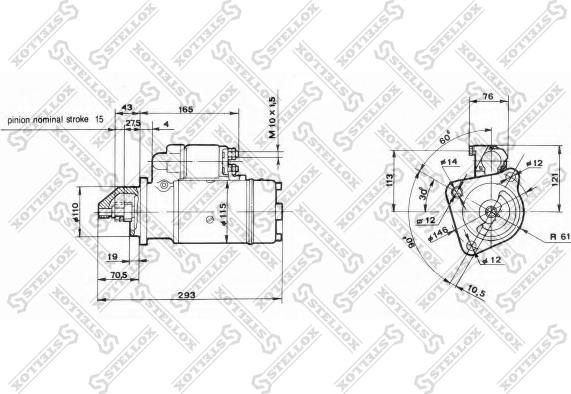 Stellox 88-02041-SX - Стартер autozip.com.ua