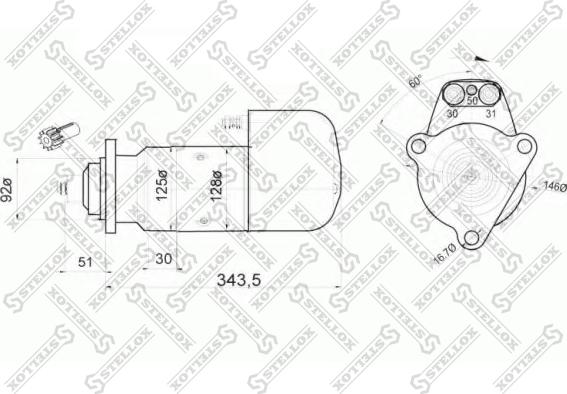 Stellox 88-02026-SX - Стартер autozip.com.ua