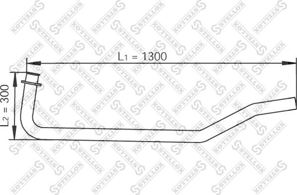 Stellox 82-03591-SX - Труба вихлопного газу autozip.com.ua