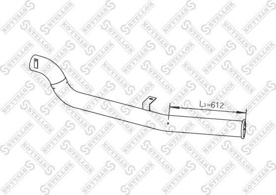 Stellox 82-03757-SX - Труба вихлопного газу autozip.com.ua