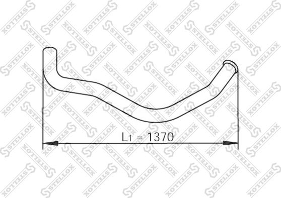 Stellox 82-03719-SX - Труба вихлопного газу autozip.com.ua