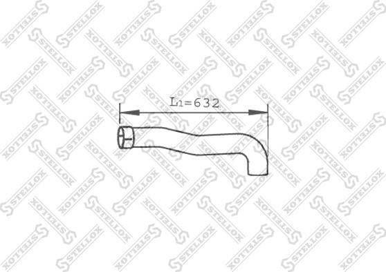 Stellox 82-03780-SX - Труба вихлопного газу autozip.com.ua