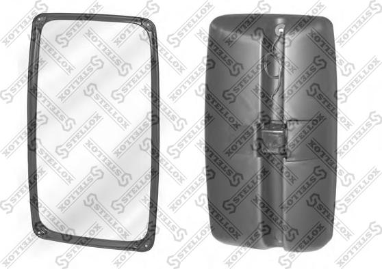 Stellox 87-29058-SX - Зовнішнє дзеркало, кабіна водія autozip.com.ua