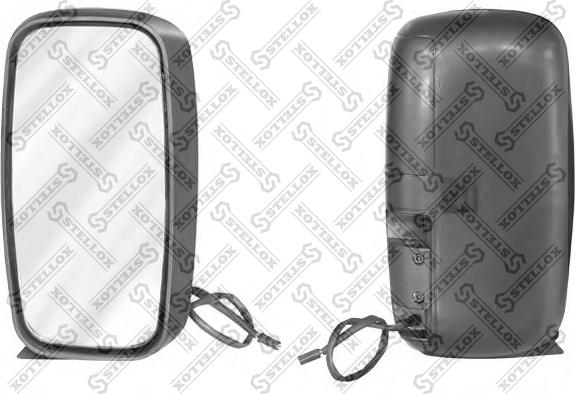 Stellox 87-29019-SX - Зовнішнє дзеркало, кабіна водія autozip.com.ua