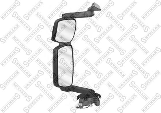 Stellox 87-29076-SX - Зовнішнє дзеркало, кабіна водія autozip.com.ua
