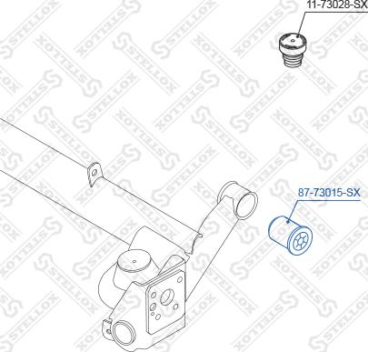 Stellox 87-73015-SX - Сайлентблок, важеля підвіски колеса autozip.com.ua