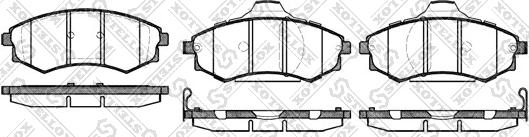 Stellox 329 092-SX - Гальмівні колодки, дискові гальма autozip.com.ua