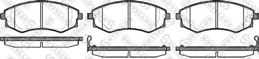 Stellox 329 012B-SX - Гальмівні колодки, дискові гальма autozip.com.ua