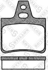 Stellox 322 000-SX - Гальмівні колодки, дискові гальма autozip.com.ua