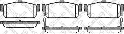 Stellox 377 012-SX - Гальмівні колодки, дискові гальма autozip.com.ua