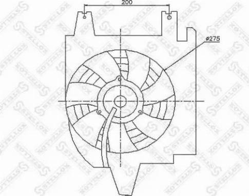 Stellox 29-99159-SX - Вентилятор, охолодження двигуна autozip.com.ua