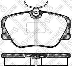 Stellox 200 000B-SX - Гальмівні колодки, дискові гальма autozip.com.ua