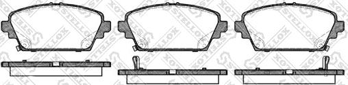 Stellox 705 002B-SX - Гальмівні колодки, дискові гальма autozip.com.ua