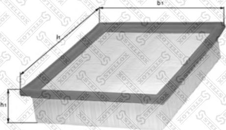 Stellox 71-00792-SX - Повітряний фільтр autozip.com.ua