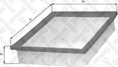 Stellox 71-01456-SX - Повітряний фільтр autozip.com.ua