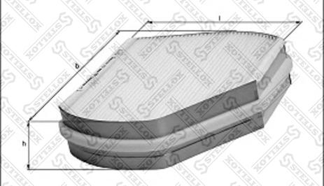 Stellox 71-10037-SX - Фільтр, повітря у внутрішній простір autozip.com.ua