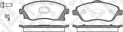 Stellox 785 012B-SX - Гальмівні колодки, дискові гальма autozip.com.ua