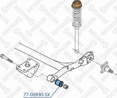 Stellox 77-00930-SX - Сайлентблок, важеля підвіски колеса autozip.com.ua