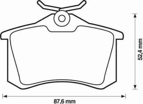 Stop 571906S - Гальмівні колодки, дискові гальма autozip.com.ua