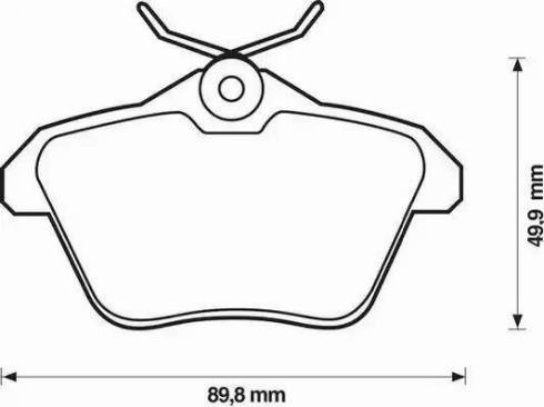 Stop 571908S - Гальмівні колодки, дискові гальма autozip.com.ua