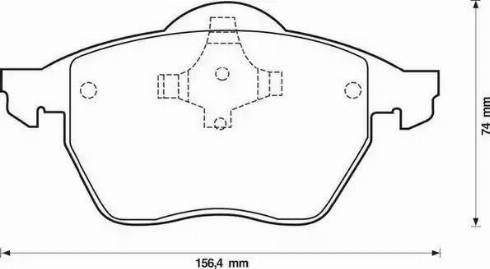 Stop 571921S - Гальмівні колодки, дискові гальма autozip.com.ua