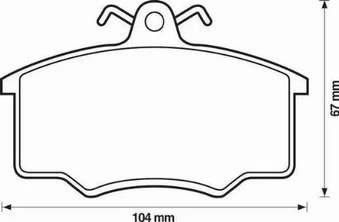 Stop 571491S - Гальмівні колодки, дискові гальма autozip.com.ua