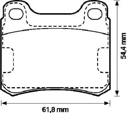 Stop 571555S - Гальмівні колодки, дискові гальма autozip.com.ua